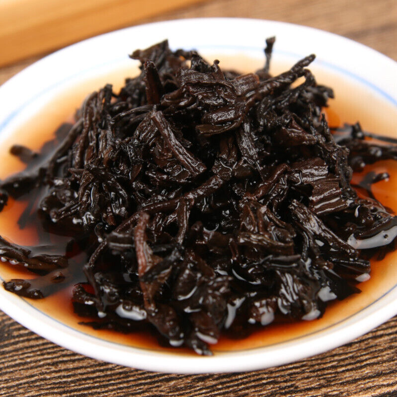 HelloYoung 500G Yunnan Pu'er Tea Menghai Old Tree Golden Buds Grade 1 Loose Tea Ripe Tea