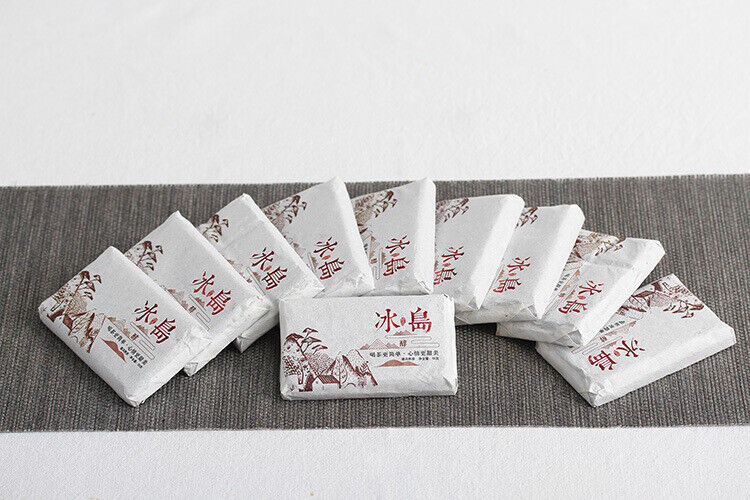 HelloYoung 50g Yunnan Pu'er Icelandic Mellow Old Tree Ripe Chocolate Tea Brick Spring Tea