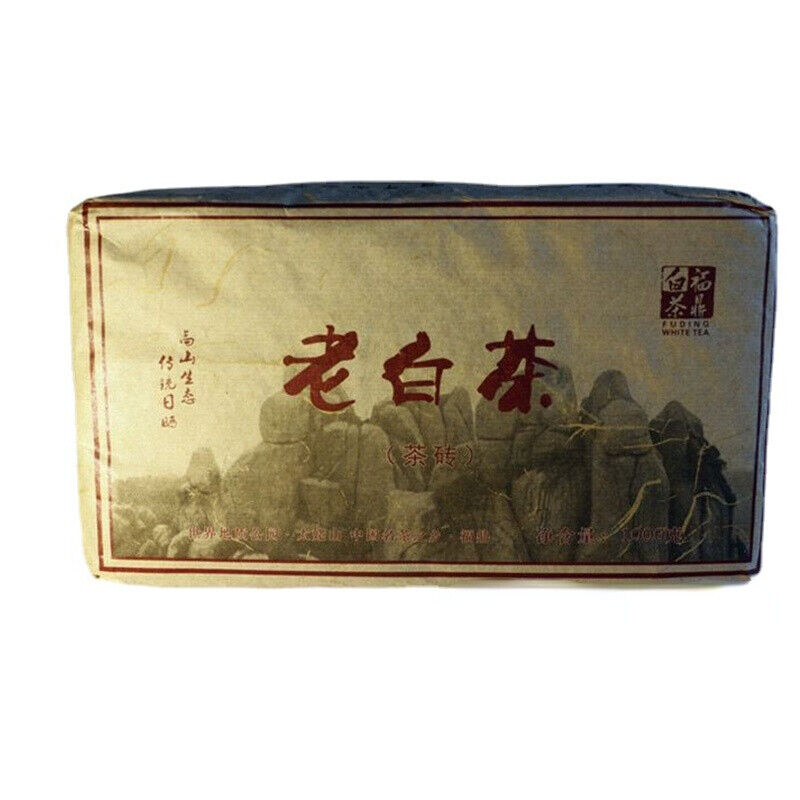 HelloYoung Brick Lao Shou Mei White Tea Cake Health Care 1kg High Quality Fuding White Tea Secondary image