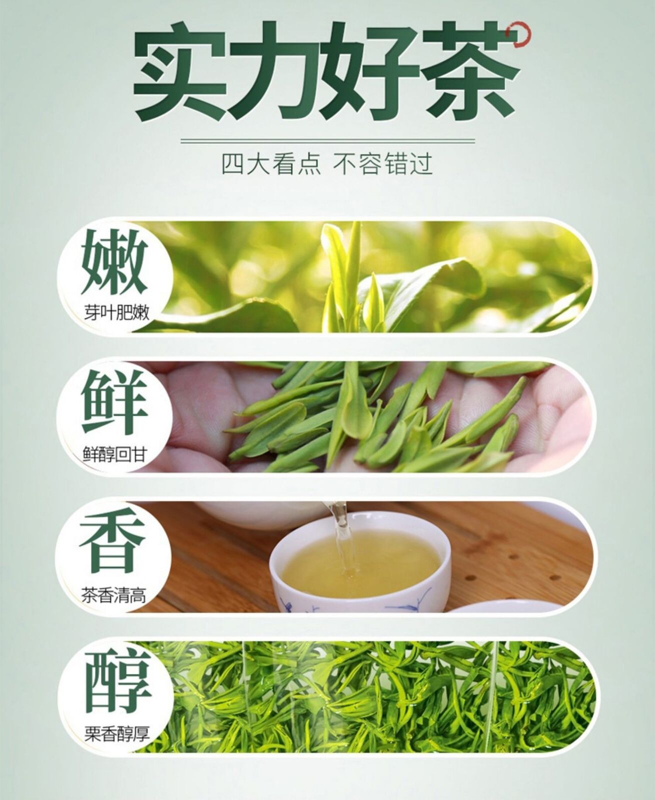HelloYoung High Mountain Green Tea 150g Early Spring New Tea Strong Fragrant Green Tea
