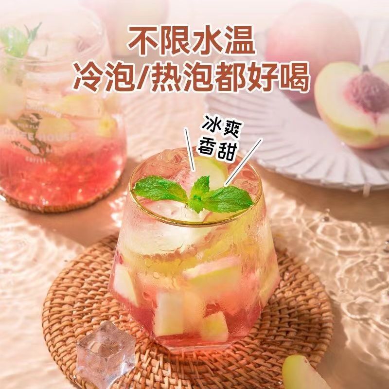 Grape Peach Oolong Tea Heavy Red Rose Flower Tea