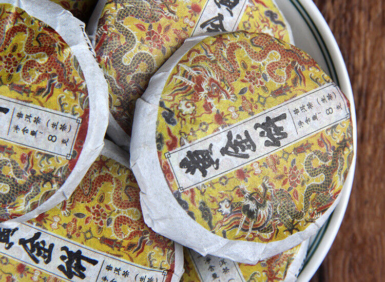 HelloYoung Spring Tea Ancient Tree Gold Cake Gold A Pu'er Tea Raw Tea Mini Small Cake Tea