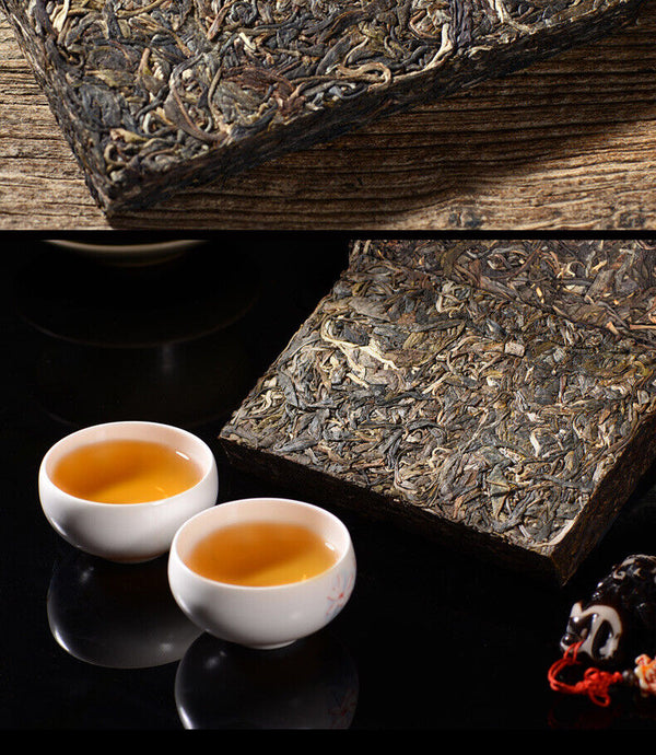 HelloYoung Yunnan Pu'er Raw Tea Icelandic Raw Tea Brick 250g Old Tea Brick