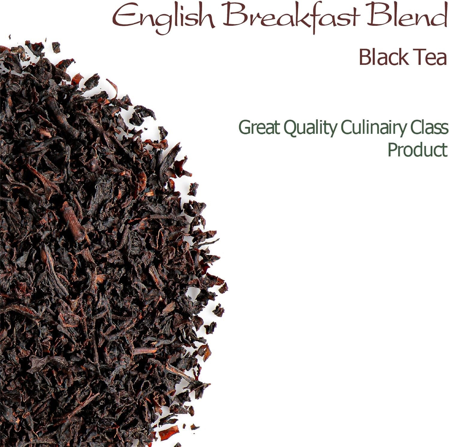 English Breakfast Loose Black Tea - Great with milk or without Secondary image