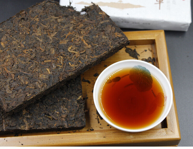 HelloYoung 200g Yunnan Brick Tea Panzhang Puerh Tea Brick Menghai Ripe Tea Pu Black Tea