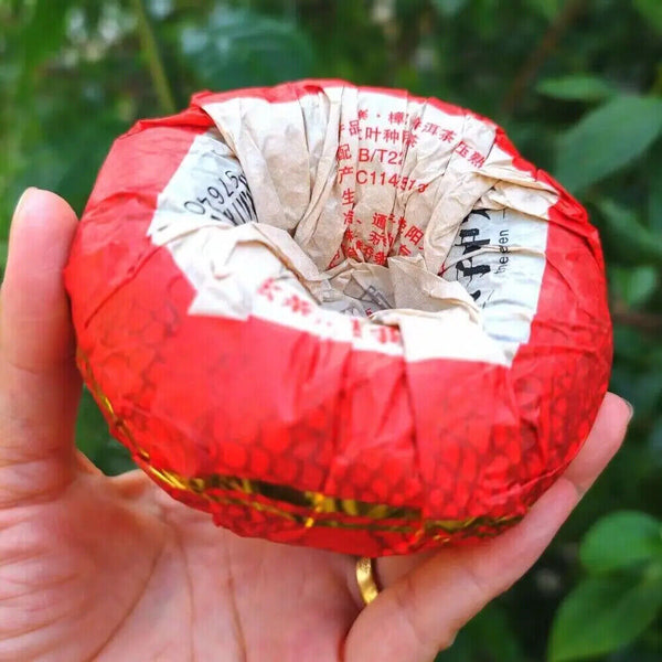 Raw Material Strong Taste Puer Tea Chinese Compressed Fermented Puer Tuocha 200g