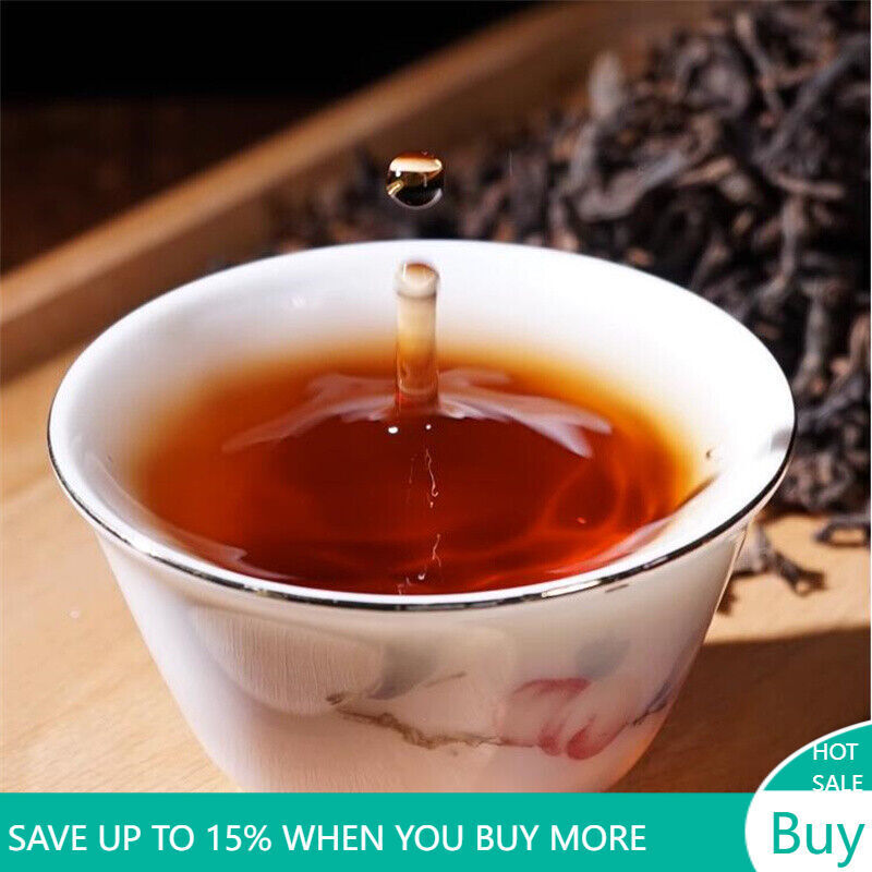 Aged Puerh Tea Old Tree Tea Leaves Fermented Pressed Puerh Ripe Tea Cake 357g Main image