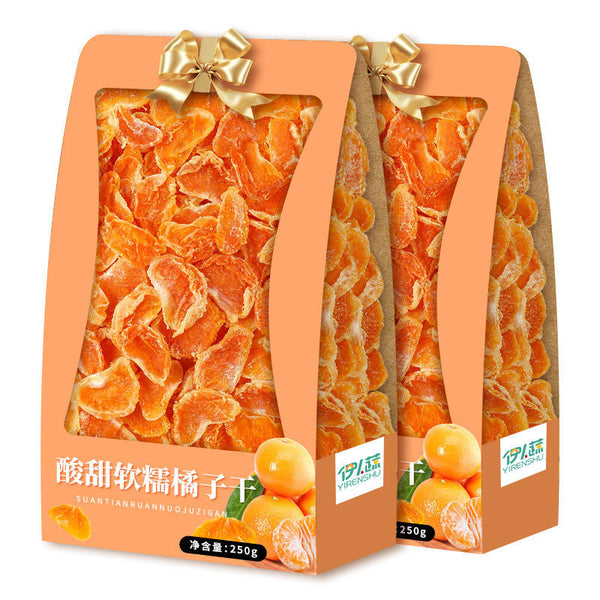 250g dried fruit candied fruit snacks  Dried oranges tangerine slices