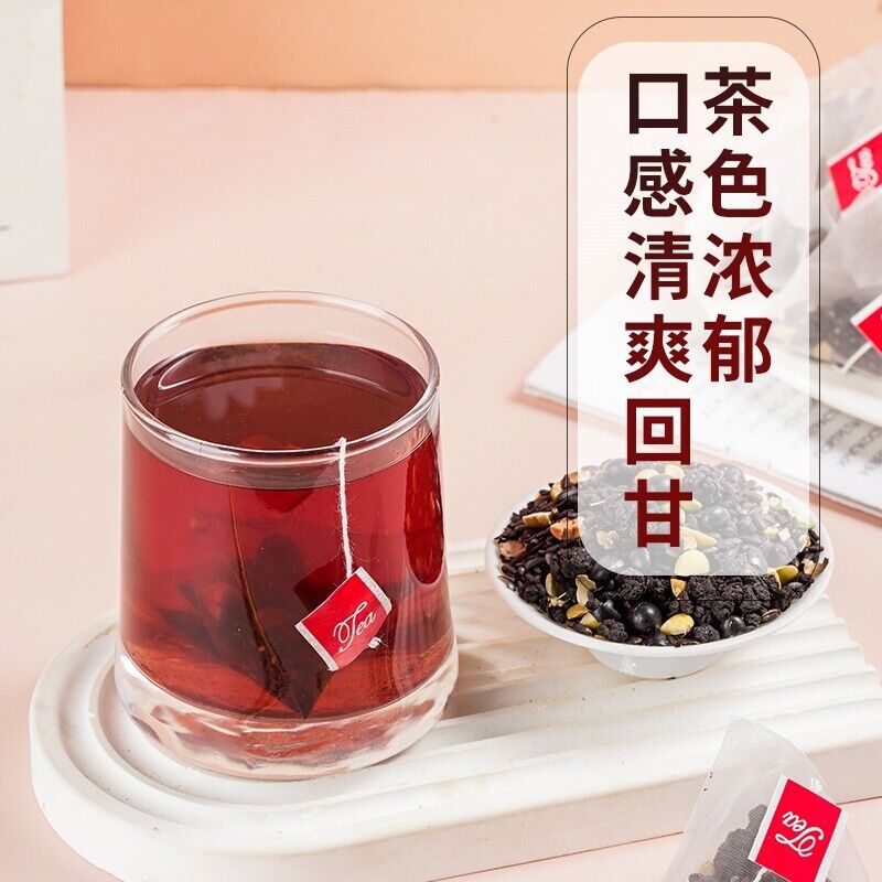 Five Black Tea, Black Bean, Black Rice, Mulberry, Black Sesame, Black Goji Berry