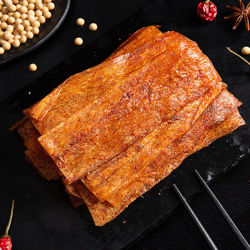 Old school snack childhood memories tofu skin, Jiangxi handmade spicy strips Main image