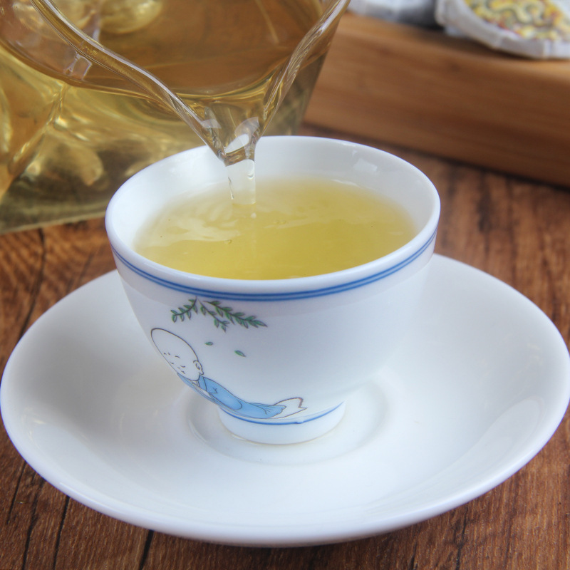 HelloYoung Ancient Tree Pu'er Tea Cha Tea500g Spring Tea Ancient Tree Gold Cake Natural