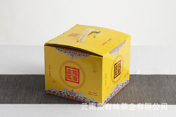 HelloYoung 1000g Yunnan Pu'er Tea Ruyi Golden Melon Raw Tea Big Tree Old Tree Melon Tea