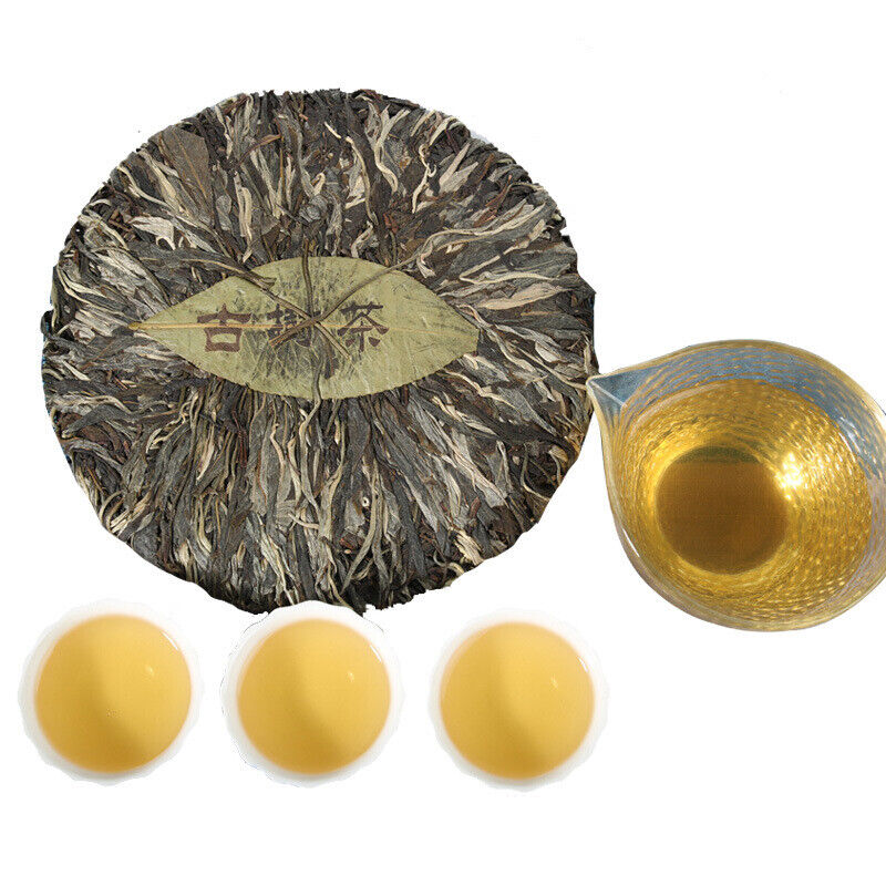 HelloYoung 357g Yunnan Pu'er tea leaves Menghai Da Shu tea Putzi tea cake Pu'er raw tea