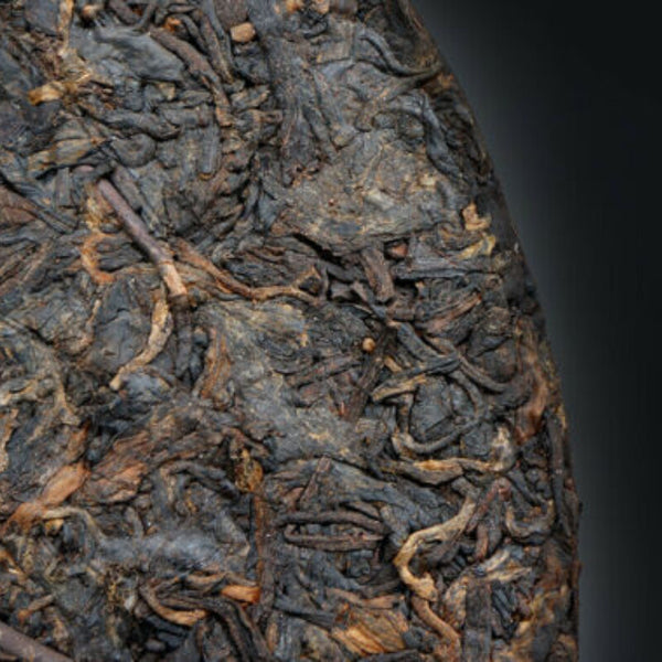 357g Ripe Pu-erh Tea, Yunnan Xiaguan Puer Tea, Big Snow Shang Golden Ribbon Tea