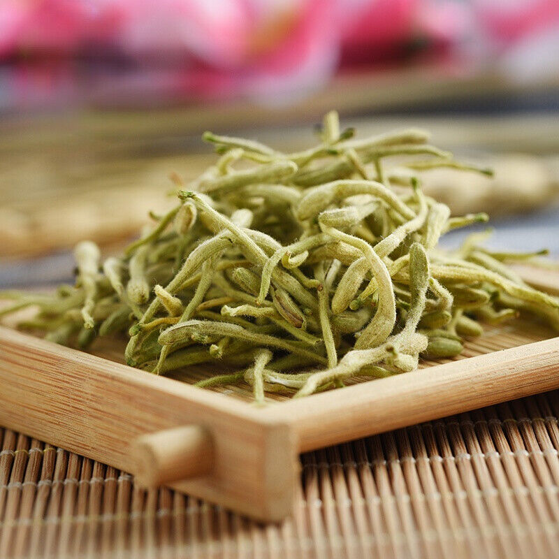 HelloYoung Organic Honeysuckle - Loose Buds Tea Natural Jin Yin Hua Ecology Loose Leaf Tea