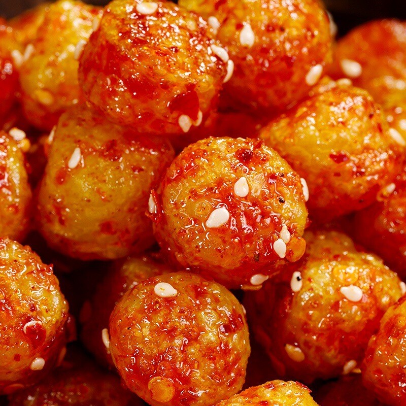 Retro spicy snack bag, classic childhood spicy and delicious spicy strips Main image