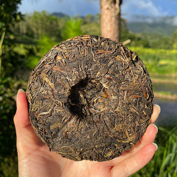 HelloYoung Banzhang King Pu'er tea leaves raw Pu taste dominant good to drink tea 100g