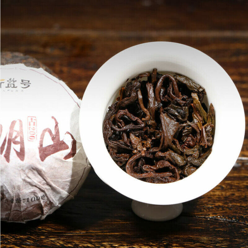 HelloYoung Xin Yi Hao Bulang Mountain Puerh 200 Years Old Tree Tuo Cha Ripe Pu-erh Tea 500g