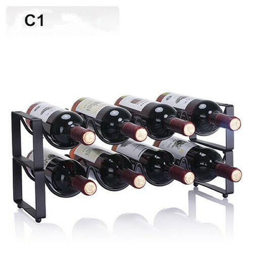 Wine Bottle Wine Cabinet Superposition Wine Rack Metal Iron Rack Display Shelf