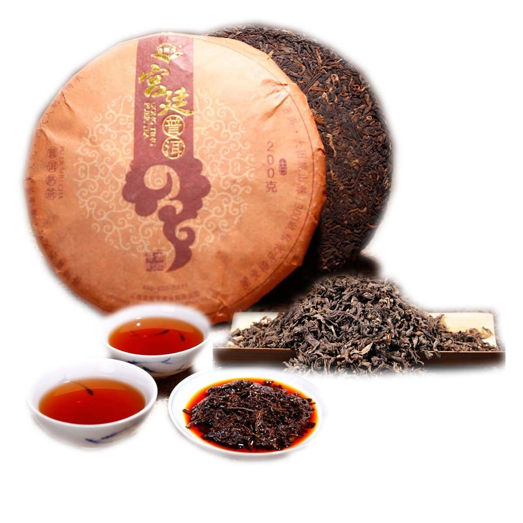 Ripened Puerh Tea Bulk Yunnan Black Puer Tea China Cooked Pu-erh Tea Loose Leaf