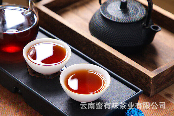 HelloYoung 500g Yunnan Pu'er Tea Mini Seven Colored Small Golden Tuo Nuoc Xiang Ripe Tuo