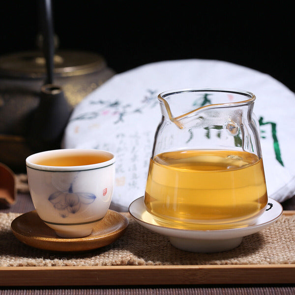 HelloYoung Yunnan Pu-erh Tea Cake Seven Seed Cake Raw Tea Spring Rhythm 357g Spring Tea