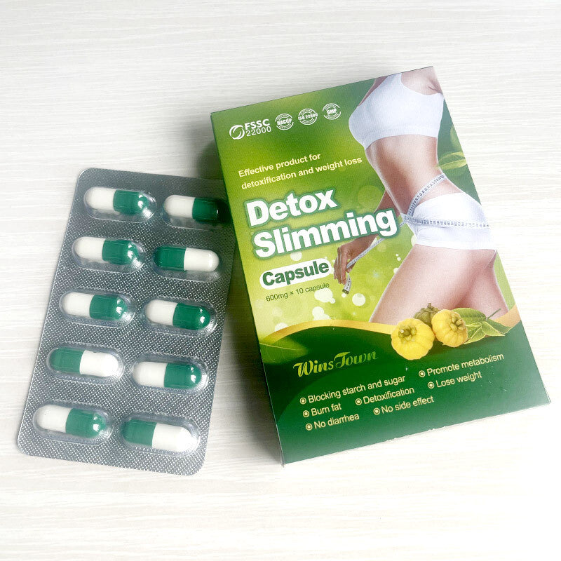 Natural Detox Slimming Capsules for Enhanced Metabolism 500mg*10capsules