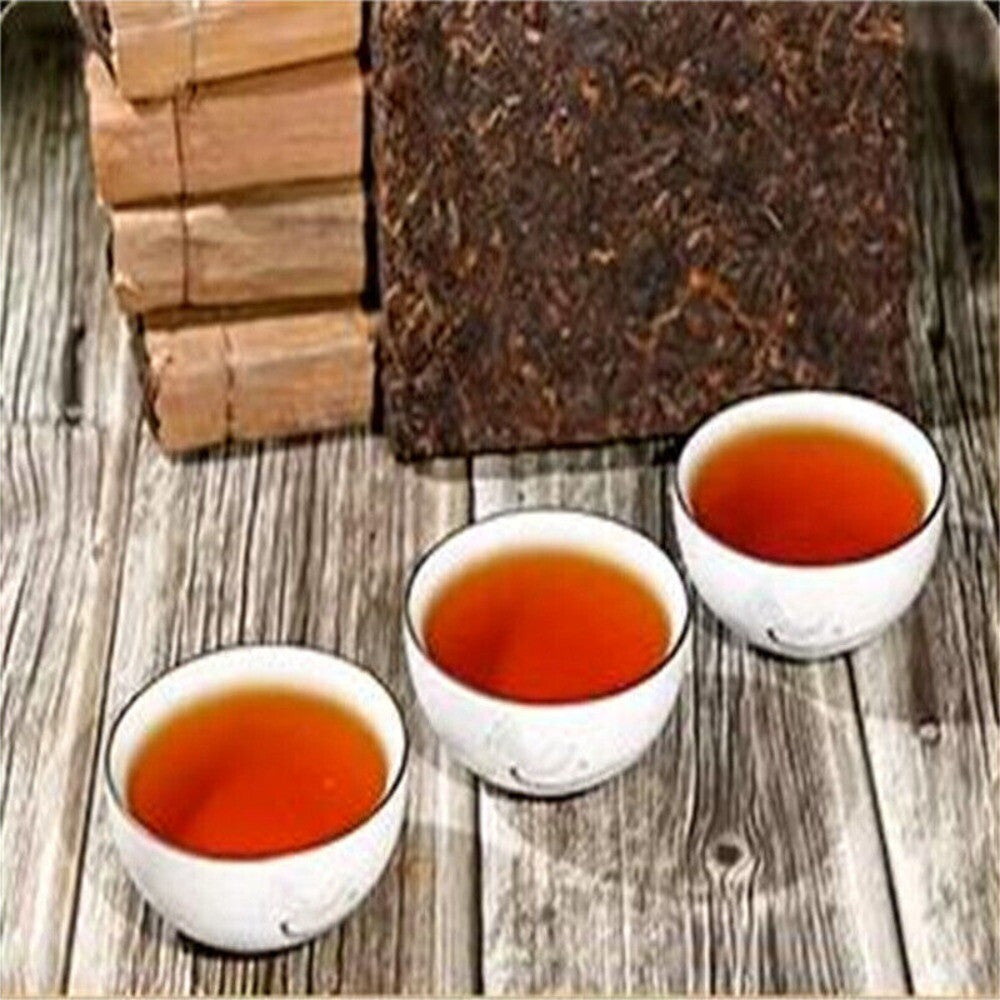 Aged Ripe Puerh Tea Brick 100g Premium Chinese Black Tea Ancestor Grade Secondary image