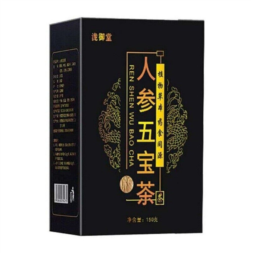 Ginseng Six Treasure Tea Kidney Liver Support with Red Dates Herbal Wellness