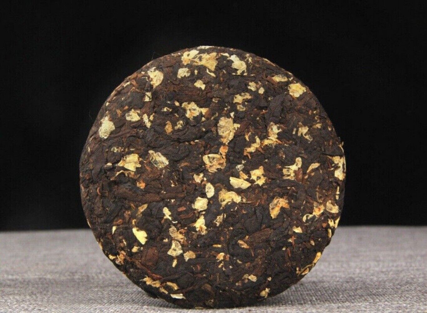 Jasmine Ripe Pu-erh Tea Cake 100g Premium Flower Infused Aged Chinese Puerh
