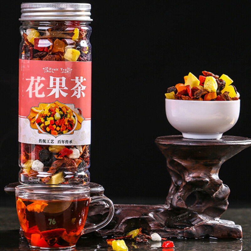 HelloYoung Natural Handmade Fruit Tea Flower Herbal Tea Healthy Drink Canned Gift Tea 180g