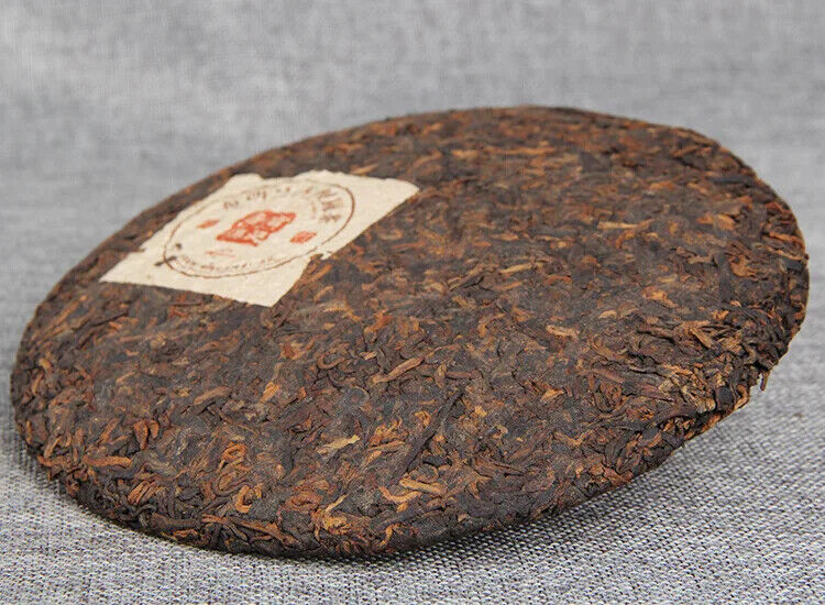 Menghai Pu'er Brown Mountain Palace Pu'er 357g Cooked Old Tree Tea Cake Main image