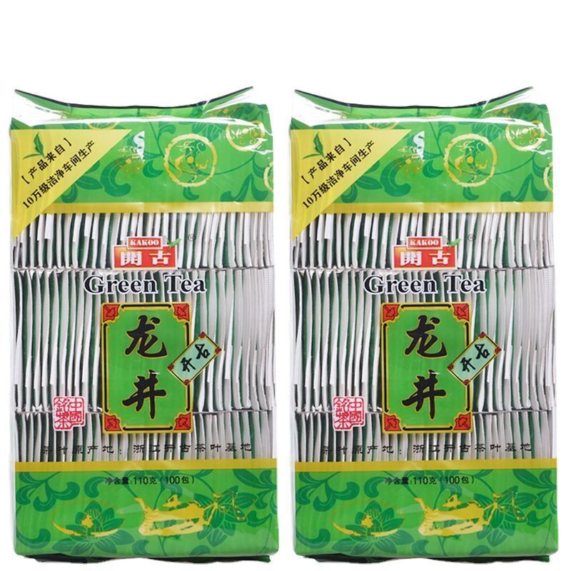 HelloYoung 110g*2 New Longjing Tea Bag  Teabag Top Health Organic Green Tea Bag Package Main image