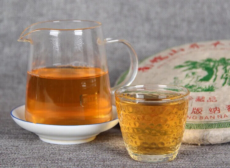 Premium Pu'er Tea 357g Yunnan Nannuoshan Arbor Qiziyuan Tea Aged Raw Tea Cake