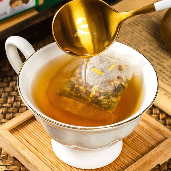 Refreshing Herbal Tea: Monk Fruit, Chrysanthemum & Honeysuckle Blend