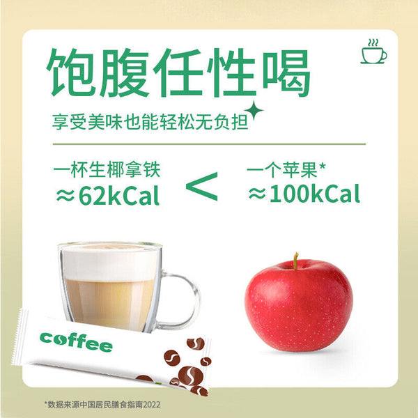 Raw Coconut Latte No Sucrose Coconut Flavor Latte Instant Cold Extracted Coffee