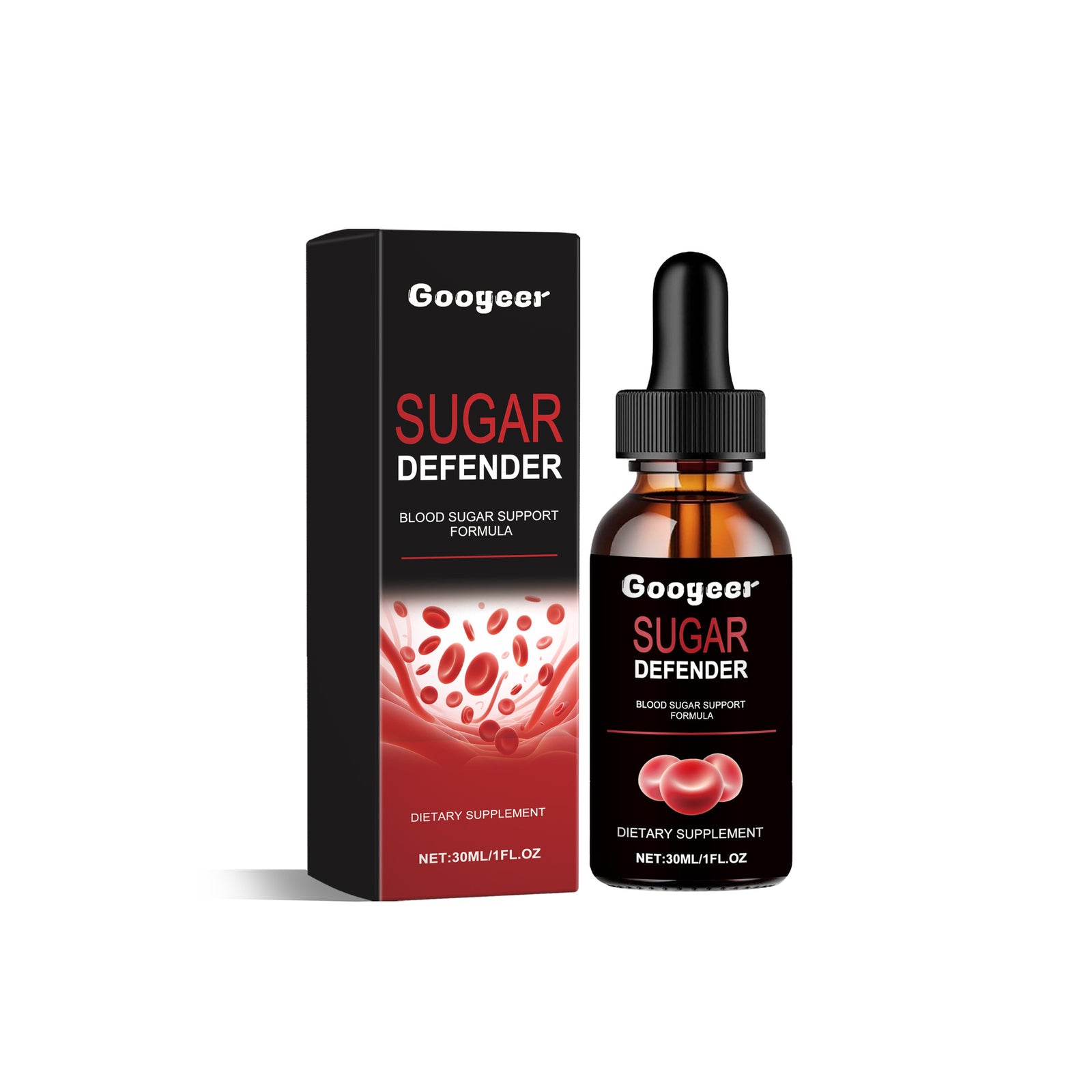(2 Pack) Sugar Defender,Blood Sugar Support Supplement Sugar Defender (4oz)