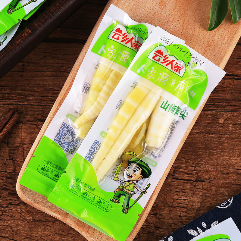 Spicy Pickled Bamboo Shoots – Ready-to-Eat, Crunchy Snack