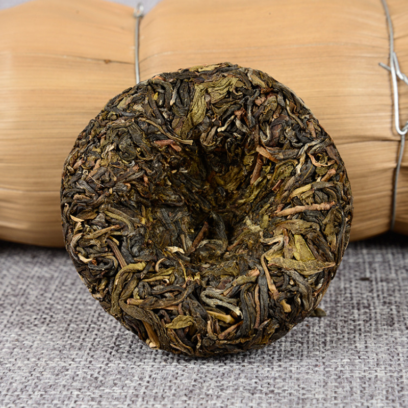 Tuo Organic Green Tea100*5  Pu'er Tea Bamboo Shoot Shell Pu'er Tea