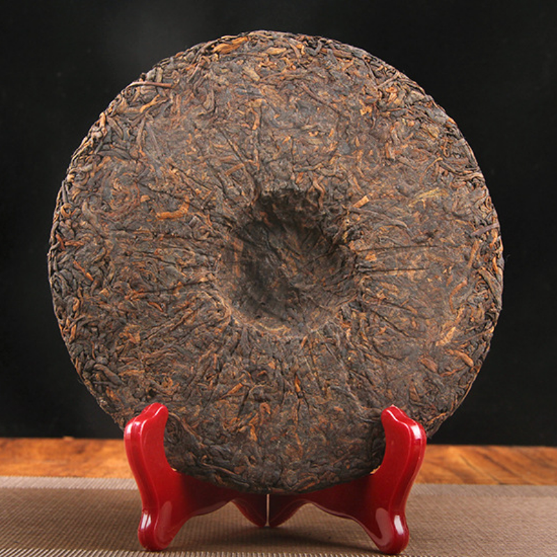 Banzhang Puerh Tea Cake Ripe Tea 357g/12.59oz Puerh Tea Ripe Tea Golden Bud
