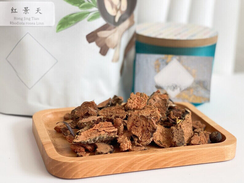 Pure Rhodiola Rosea Root Slices / Hong Jing Tian 红景天 250g