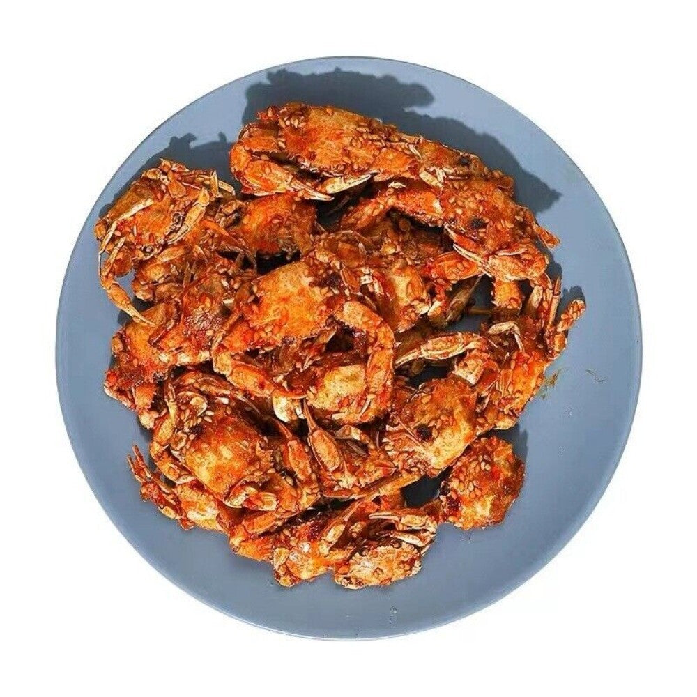 Sweet Spicy Crispy Small Crab Snacks Ready to Eat 55g 2 Packs Seafood