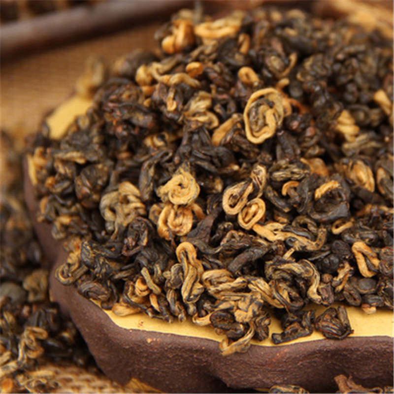 HelloYoung 200g Curled Dian Hong Tea Organic Healthy Drink Yunnan Dian Hong Tea Black Tea