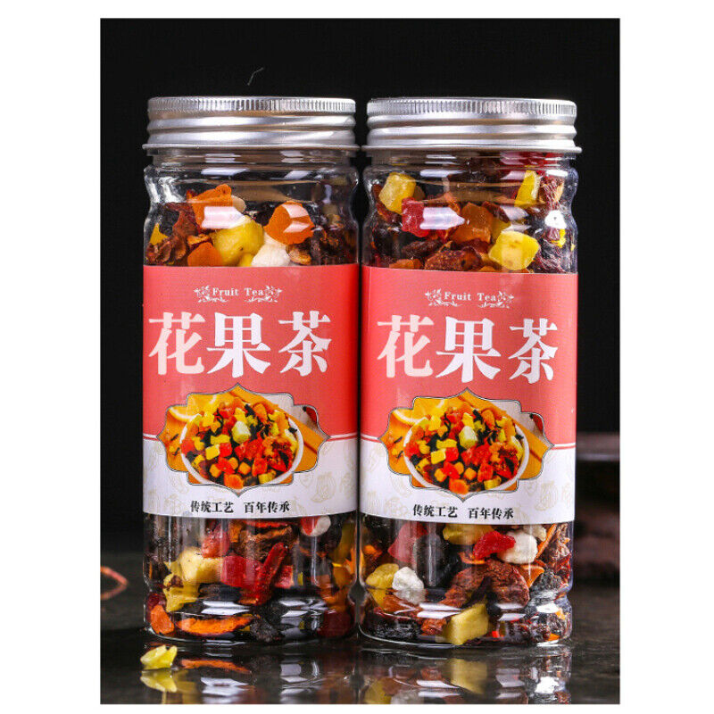 HelloYoung Natural Handmade Fruit Tea Flower Herbal Tea Healthy Drink Canned Gift Tea 180g