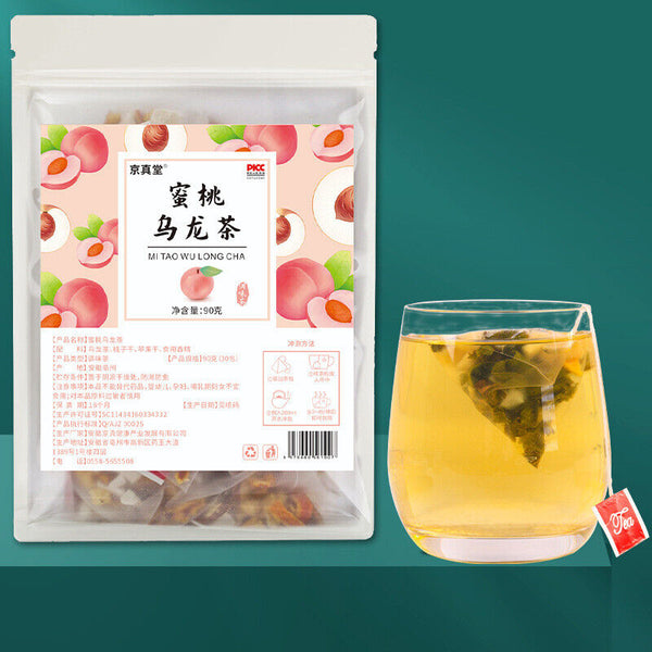 Peach Oolong Tea White Peach Fruit Herbal Tea Bags 30 Bags