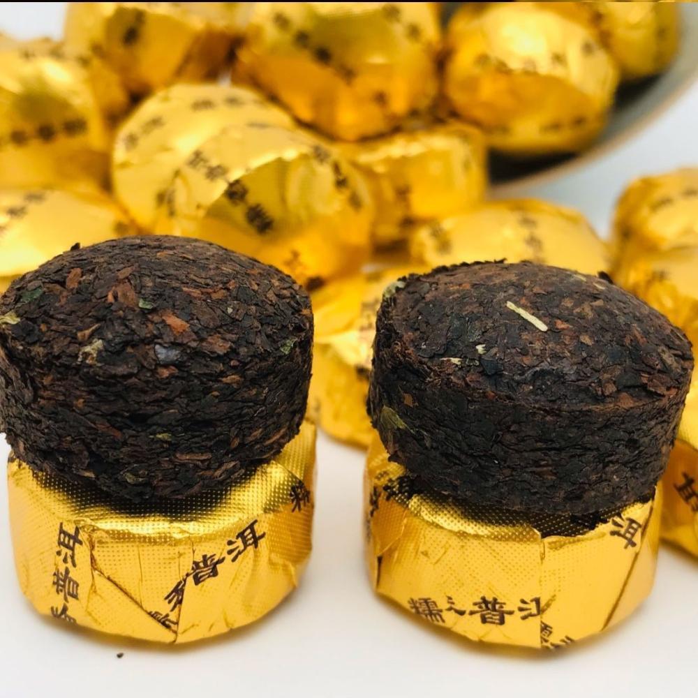 500g Aged Ripe Mini Tea Yunnan Pu'er Glutinous Rice Fragrant Xiaotuo Tea Secondary image