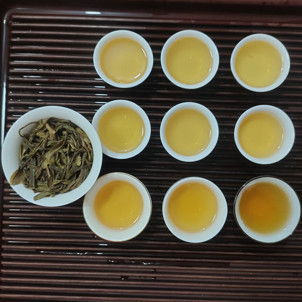 HelloYoung Yunnan Tea Tianmenshan Wildflower Fragrance Puerh Raw Tea 357g Ancient Cake Tea
