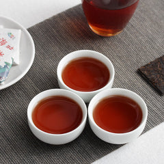 HelloYoung 500G Yunnan Pu'er Tea Menghai Flavor Small Square Brick 8g Ripe Tea
