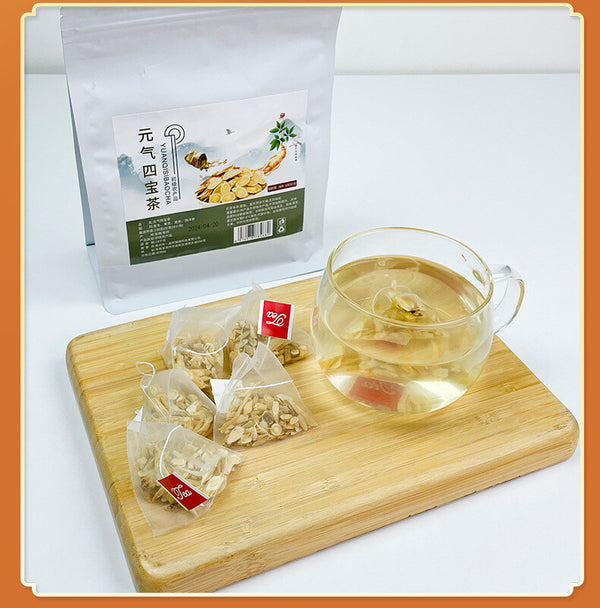 Astragalus, Codonopsis,Ophiopogon Vital Four Treasure Tea with American Ginseng