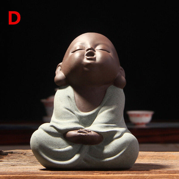 Hand Decoration Pet Monk Sand Tea Set Buddha Factory Outlets Tea Fitting